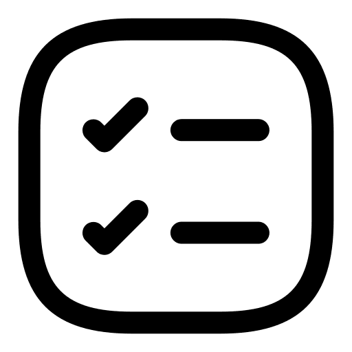 ícone de lista, bullet points