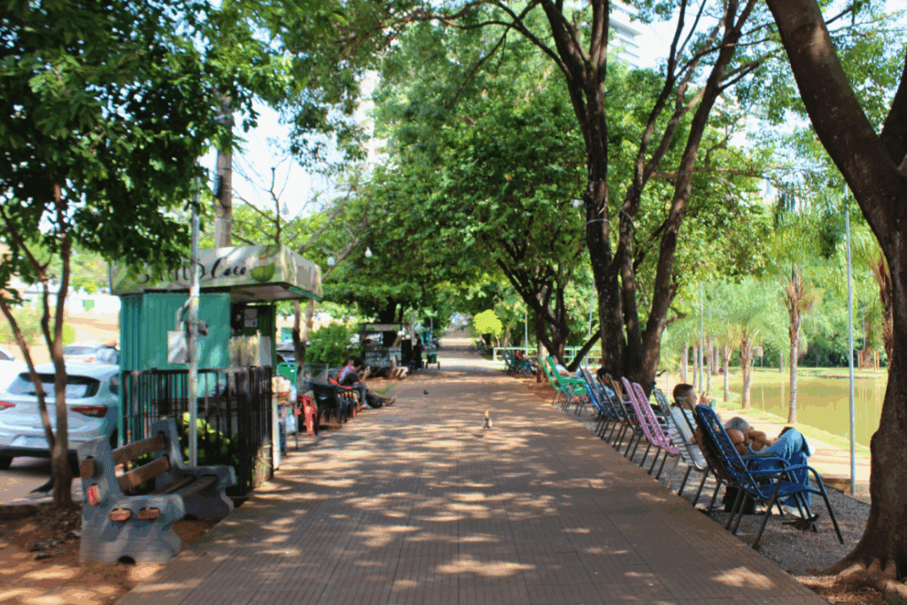 Passarela do parque Vaca Brava