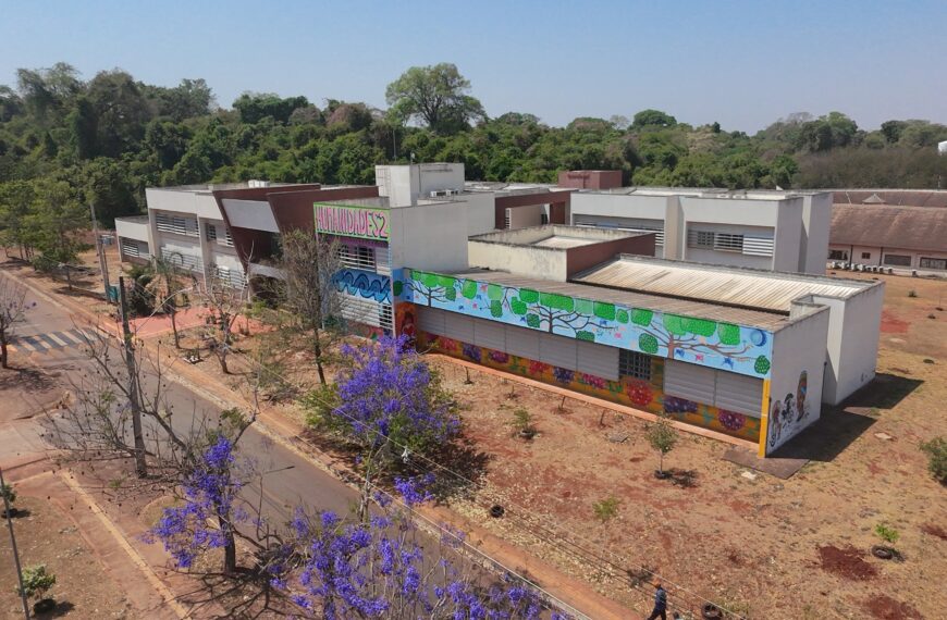Como é o Campus Samambaia visto de cima?