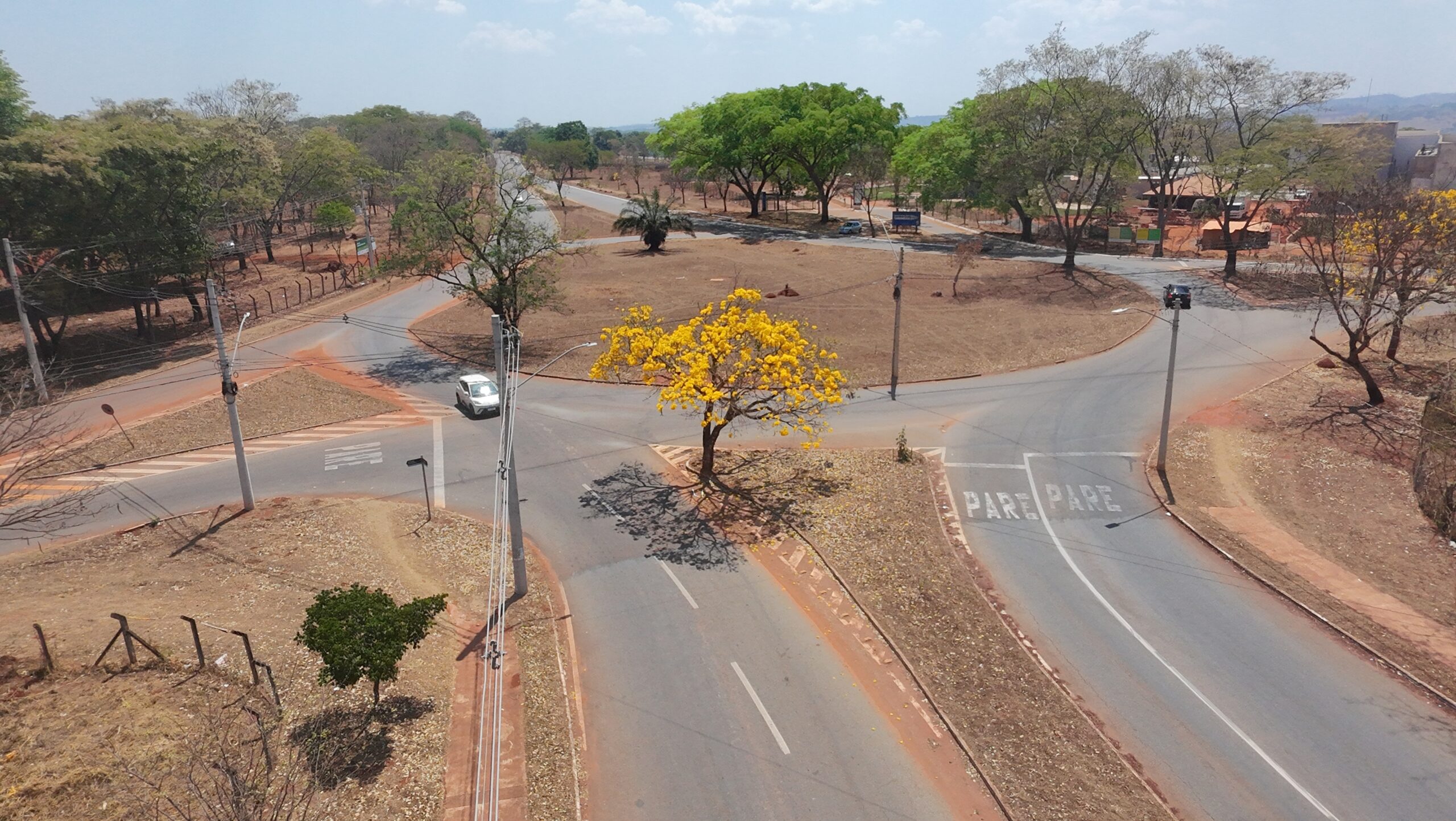 Vista aérea do Parque Tecnológico Samambaia da UFG, Goiânia
