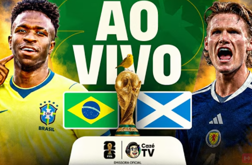 AO VIVO: Brasil enfrenta Escócia pela última rodada no grupo C