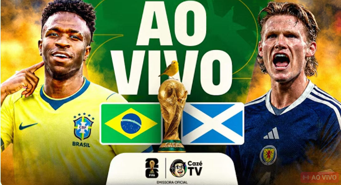 AO VIVO: Brasil enfrenta Escócia pela última rodada no grupo C